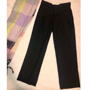 Pin stripe flared pants